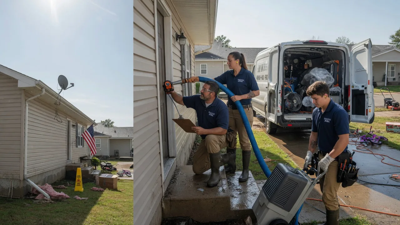 Ceiling Water Damage Restoration in Sidney, TX near me